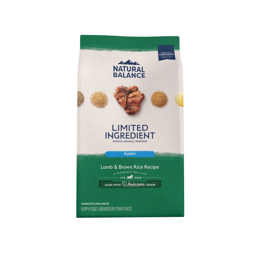 Artisan Natural Balance Limited Ingredient Wholesome Grains Puppy Dry Dog Food Lamb Brown Rice 4-lb Next-Generation