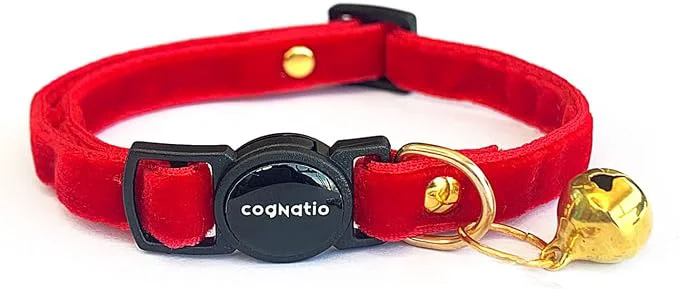 Contemporary Safety Quick Release Cat Collars Double Velvet Excellent