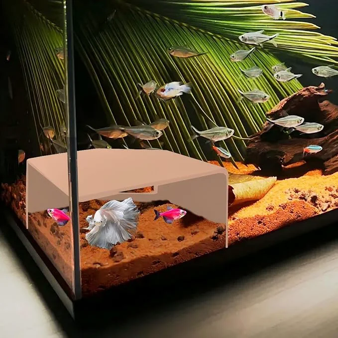 Artisan Natural Shrimp Cave for Aquarium – Safe Fish Tank Decor Breeding Hideout for Expertly Made