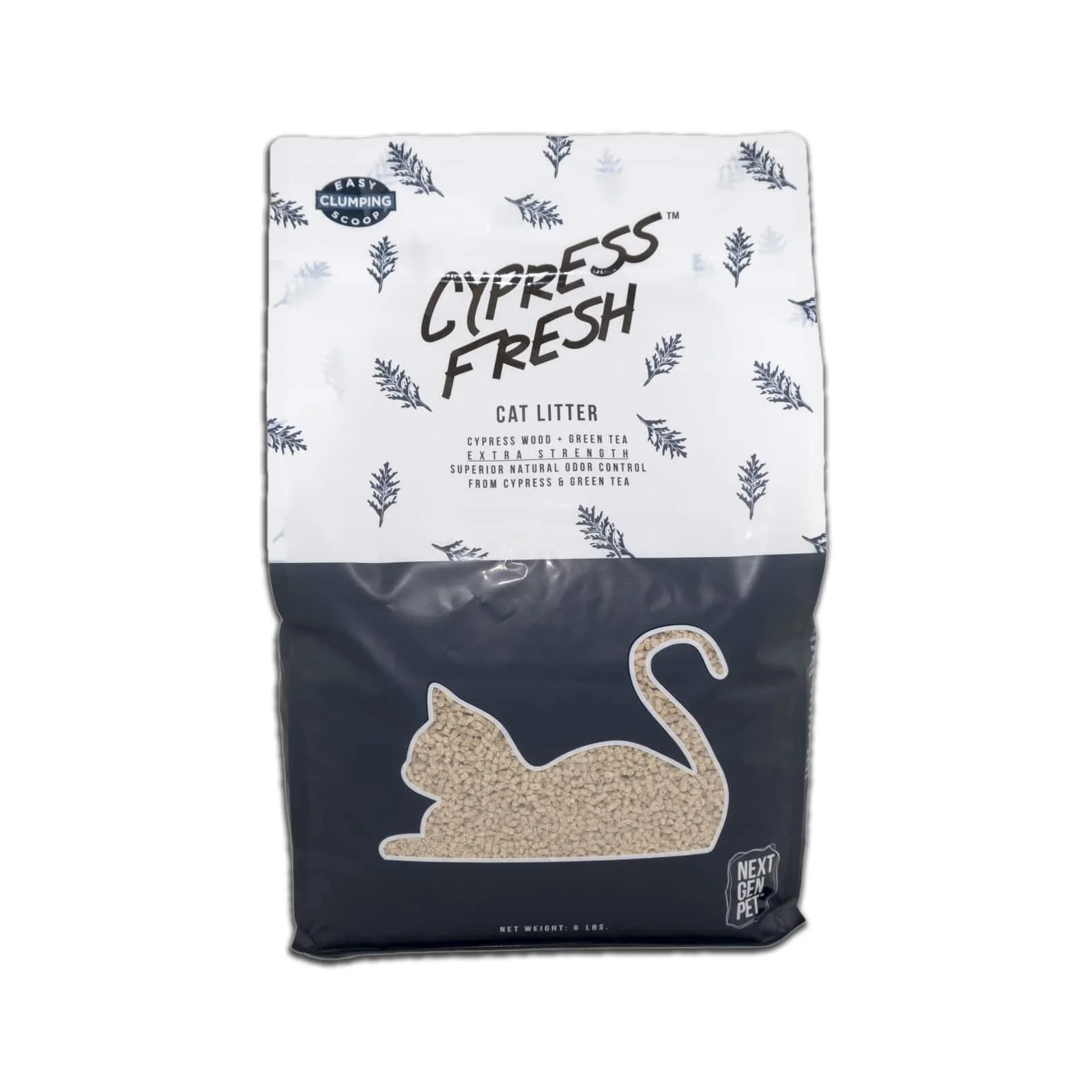 Breathable Next Gen Cypress Fresh Cat Litter 6-lb Versatile
