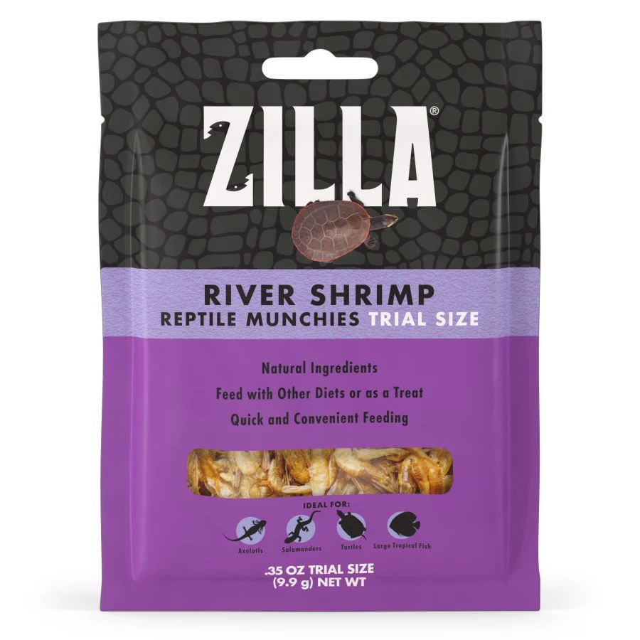 Smooth Zilla Reptile Food Munchies River Shrimp 0.35-oz Efficient