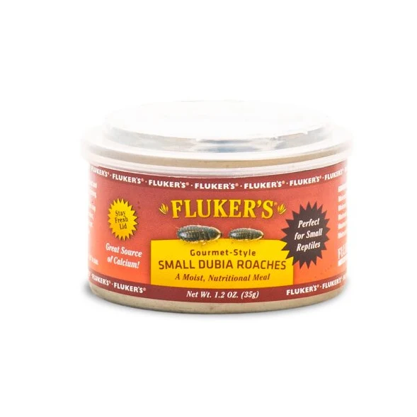 Environmentally Friendly Fluker's Gourmet-Style Small Dubia Roaches Reptile Food 1.2-oz High-Grade