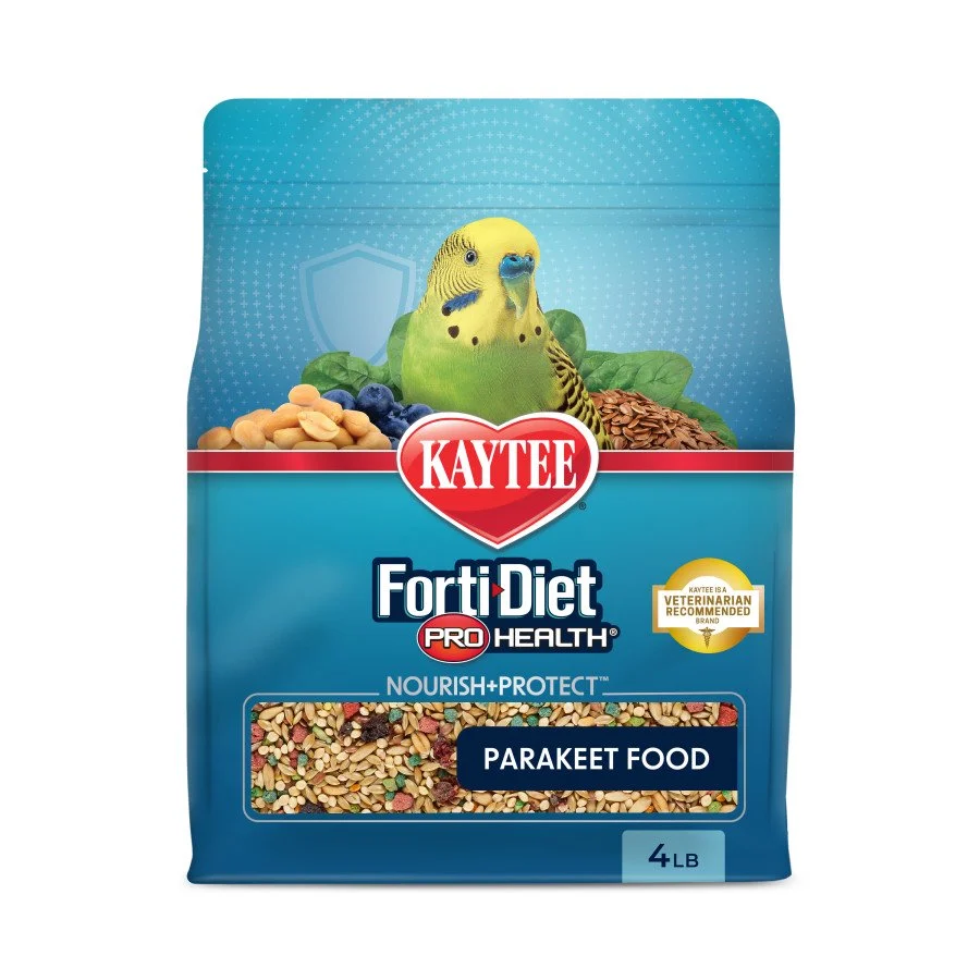 Selected Kaytee Forti-Diet Pro Health Nourish Protect Parakeet Food 4-lb Superior