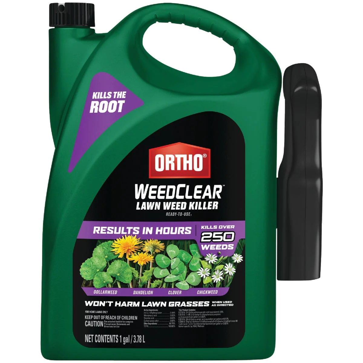 Advanced Ortho WeedClear 1 Gal. Ready To Use Trigger Spray Southern Lawn Weed Killer Outstanding