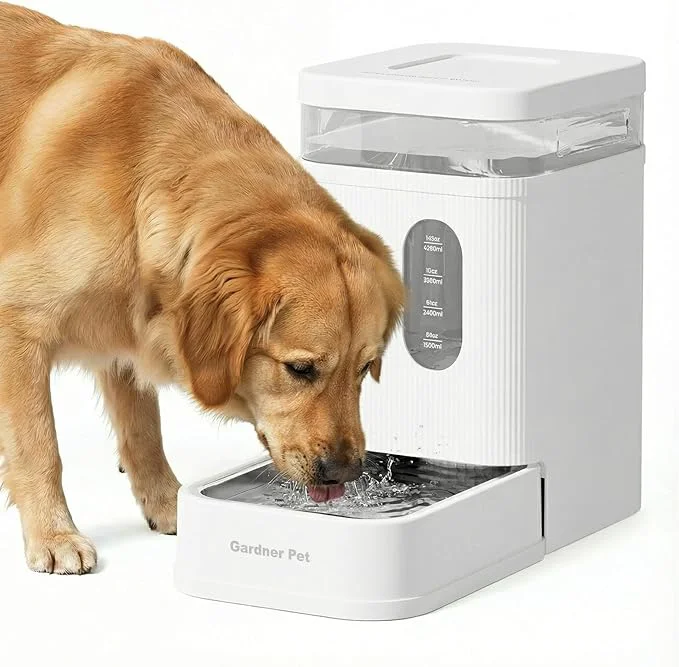 Refined Gardner Pet 1.7 Gallon Automatic Dog Water Bowl Dispenser 6.5L Gravity Water Advanced