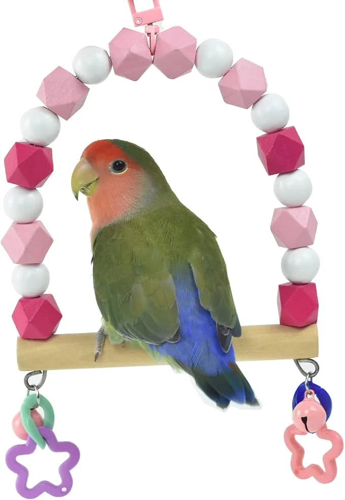 Solid Bird Swing Perch Birdcage Swing Smooth