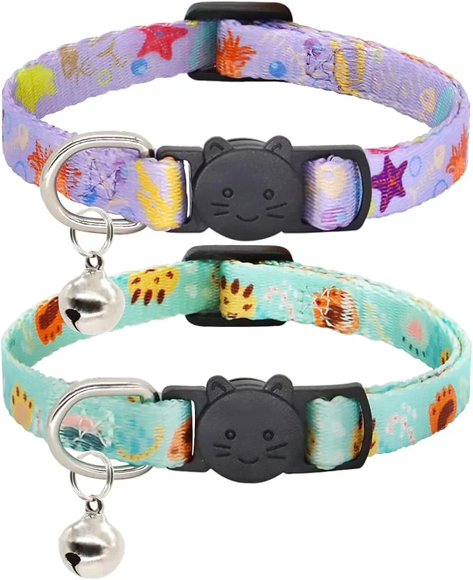 Sophisticated Cat Collar 2 Pack Breakaway Collar Professional