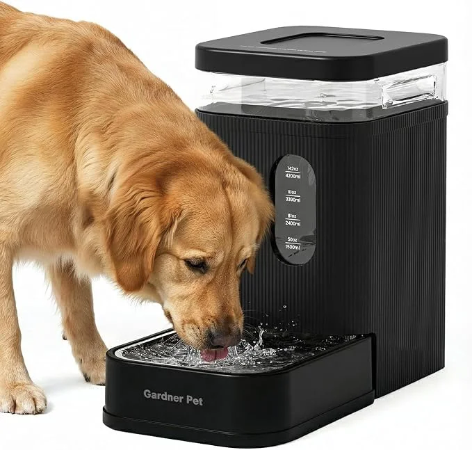 Fine Crafted Gardner Pet 1.7 Gallon Automatic Dog Water Bowl Dispenser 6.5L Gravity Water Practical