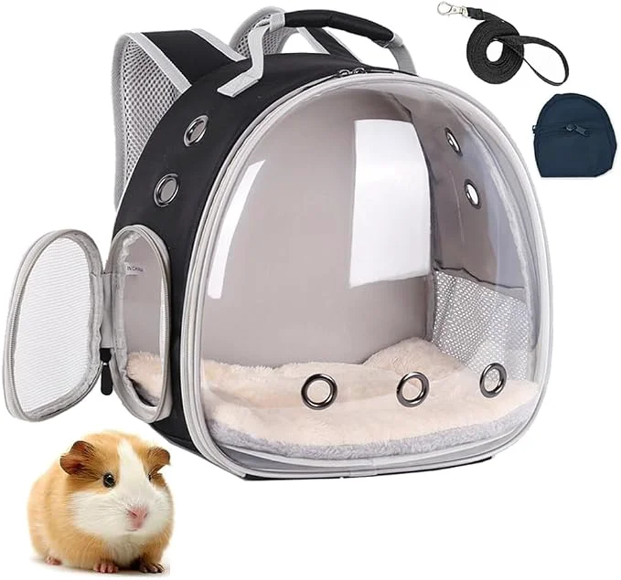 Elegant Portable Small Animal Backpack Travel Breathable Pet Carrier Bag Cages Environmentally Friendly