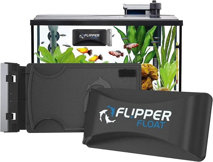 Elite FLIPPER Float Standard Magnetic Aquarium Cleaner – 2-in-1 Flip Scrubber and Specialty
