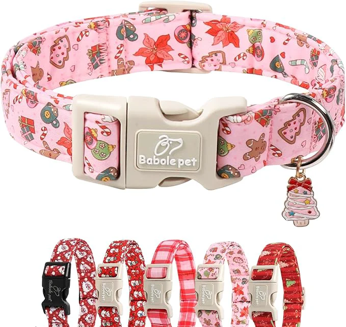 Comfortable Christmas Dog Collar Top-Quality