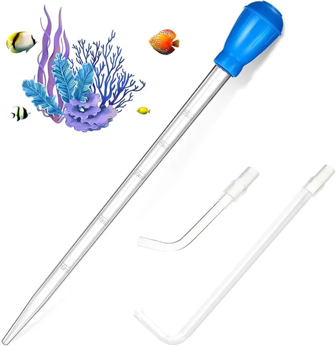 Contemporary KABASI Coral Feeder Fish Feeder Waste Clean Tool 50ml Manual Acrylic Pipette Sustainable