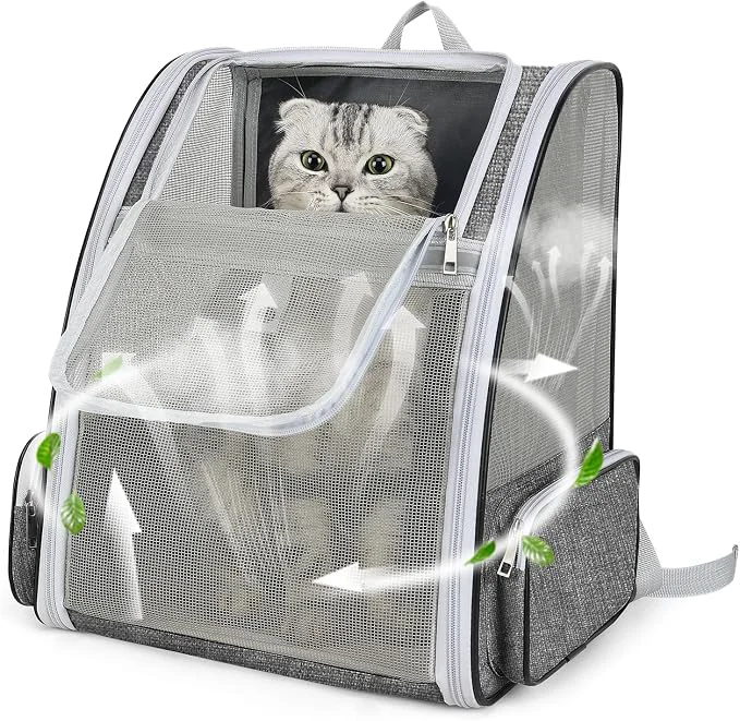 Sophisticated Cat Backpack Carrier Large Pet Backpack Modern