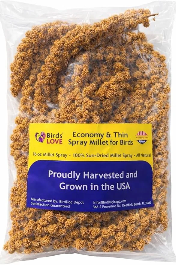 Superior Birds LOVE Millet Tips Tails for Birds High-End