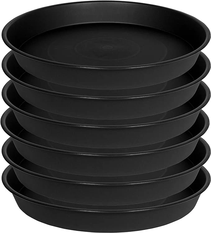 Versatile 6 Pack 6 inch Plant Saucer Tray 4 6 8 10 12 15 17 19 inch Plant Saucers Certified