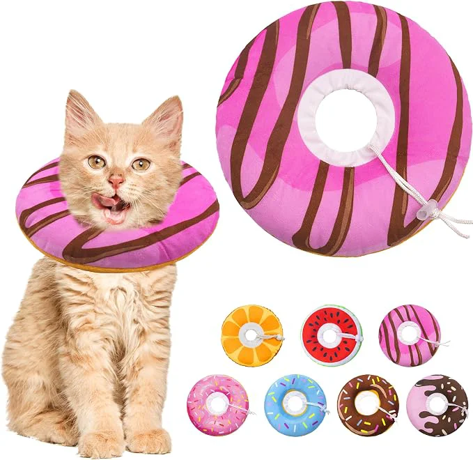 Clean Cat Cone Collar Soft Adjustable Cat Recovery Collars Kitten Cones to Stop Prestigious