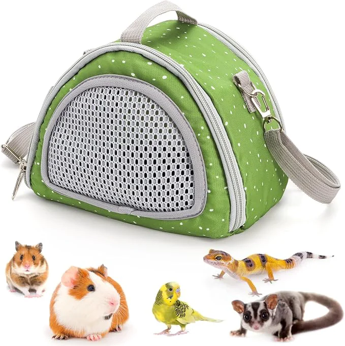Carefully Designed Coloch Hamster Carrier Bag Small Pet Outgoing Travel Pouch Breathable Guinea Smart