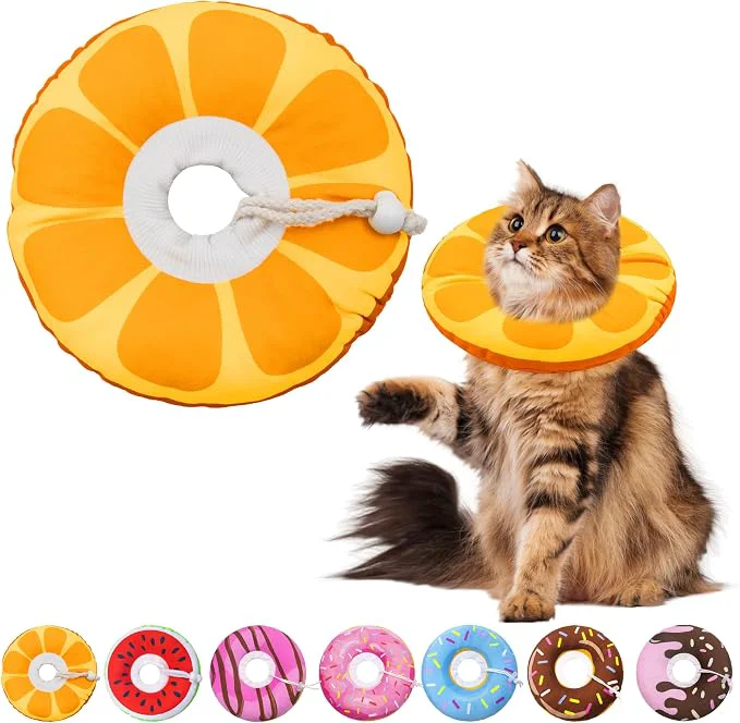 Expertly Made Cat Cone Collar Soft Adjustable Cat Recovery Collars Efficient