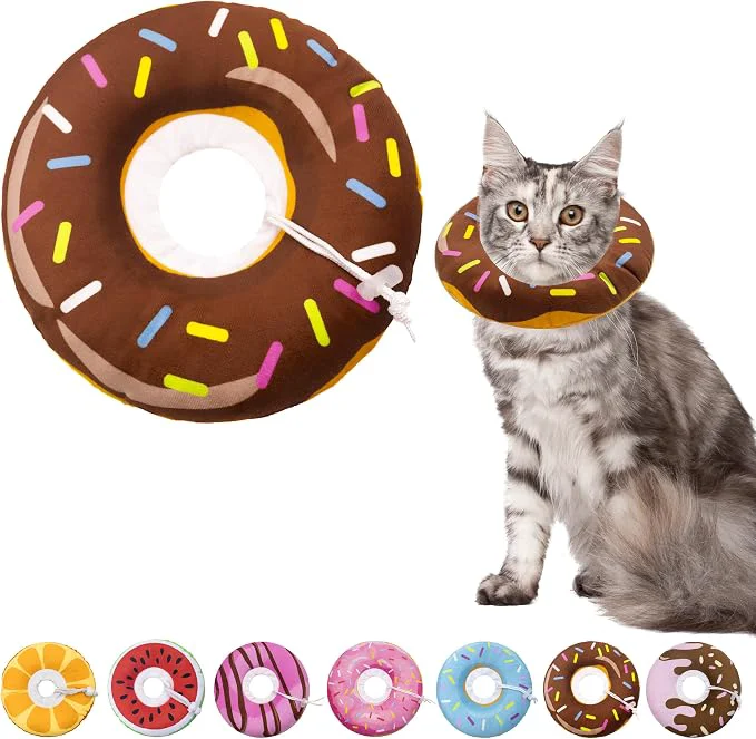 Dependable Cat Cone Collar Soft Adjustable Cat Recovery Collar High-Grade