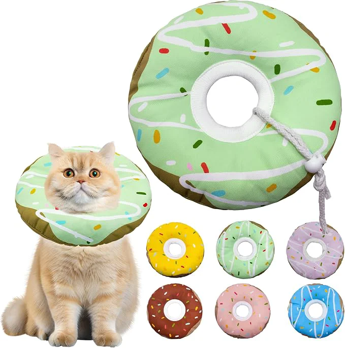 Safe Cat Cone Collar Soft Adjustable Cat Recovery Collar Kitten Cones to Stop Artisan