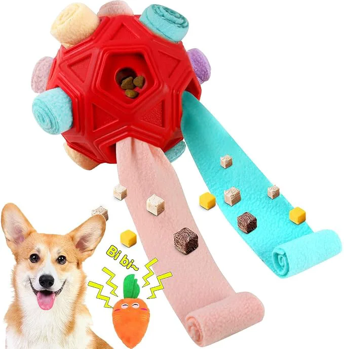 Consistent Dog Snuffle Ball-Interactive Puzzle Dog Toys Encourage Natural Foraging Skills Carefully Designed