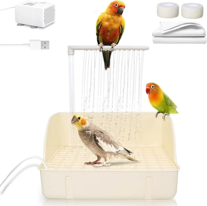 Superior Automatic Parakeet Bird Bath Recyclable