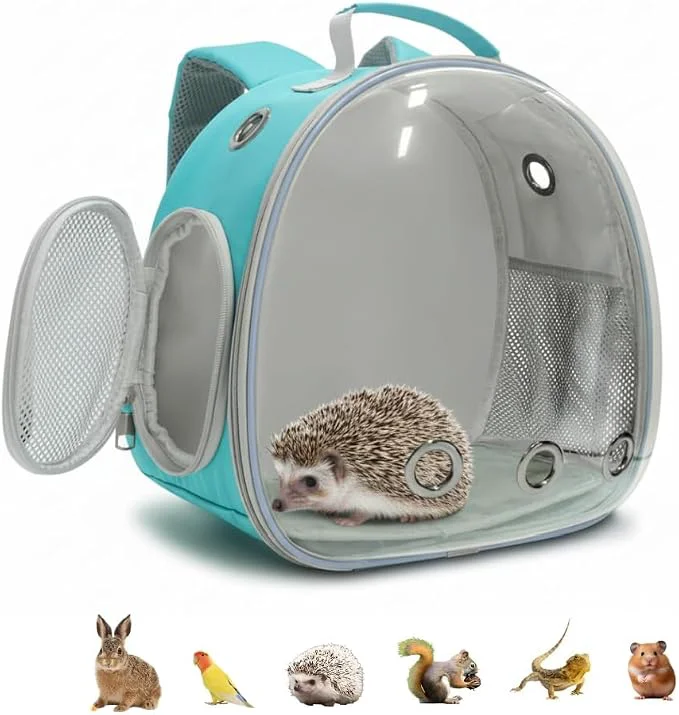 Fine Crafted Small Animal Carrier Guinea Pig Backpack Transparent Breathable Backpack Proven