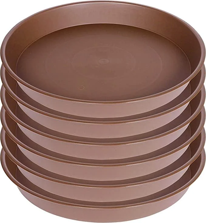 High-End 6 Pack Plant Saucer Tray 4 5 6 8 10 12 13 15 17 19 inch Plant Saucers Exclusive