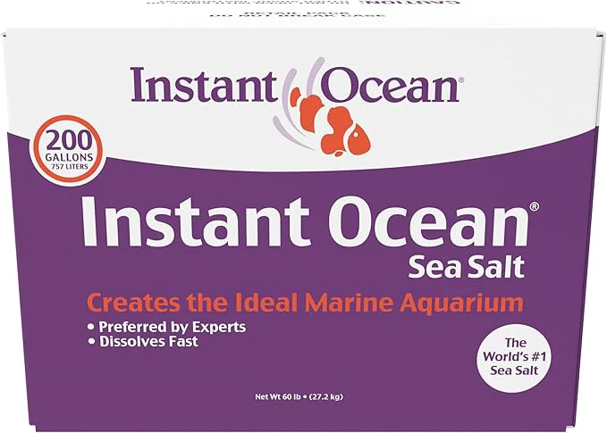 Unique Instant Ocean Sea Salt for Marine Fish Tank Aquariums Nitrate Phosphate- Comfortable