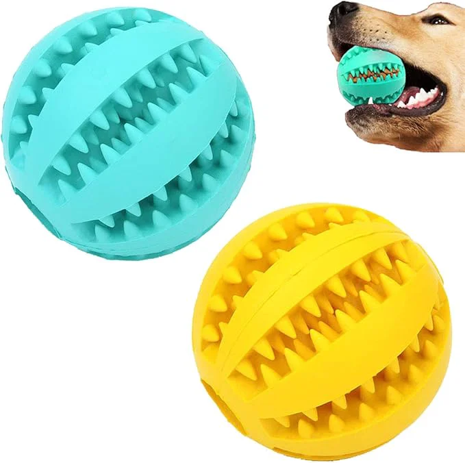 Specialty Sunglow 2 Pack Dog Toy Nontoxic Bite Resistant Teething Balls First-Class
