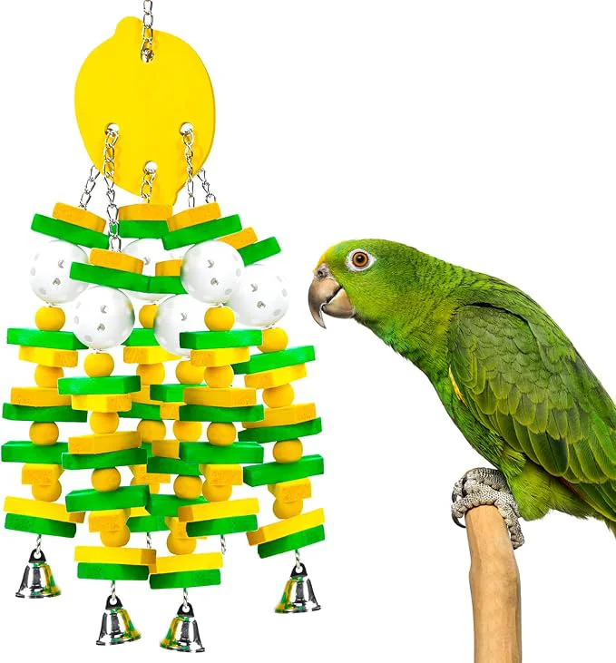 Fashionable MEWTOGO Parrot Toys Safe Healthy Parrots Cage Chewing Toy Excellent
