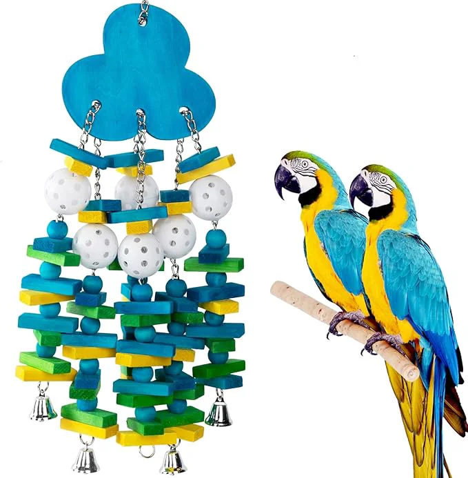 Elegant Parrot Toys for Large Birds Parrots Chew Toy Gift Eco-Friendly