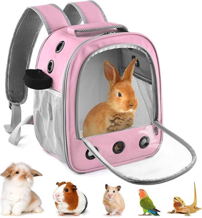 Specialty Guinea Pig Carrier Backpack Portable Rabbit Travel Carring Bag First-Class