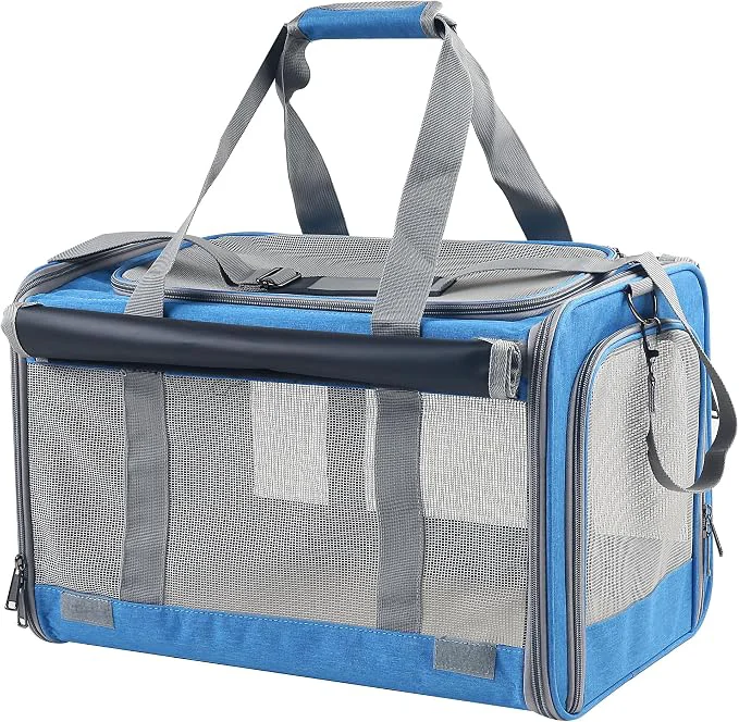 Green Large Cat Carriers Dog Soft Sided Carriers Cat Soft Sided Carriers Airline Safe