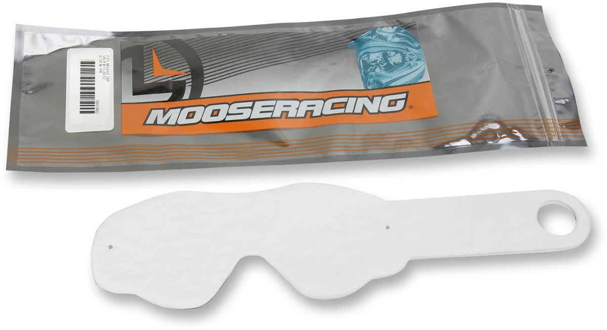 Artisan MOOSE RACING Qualifier Youth Tear-Offs - Clear - 10 Pack 2602-0707 Optimized