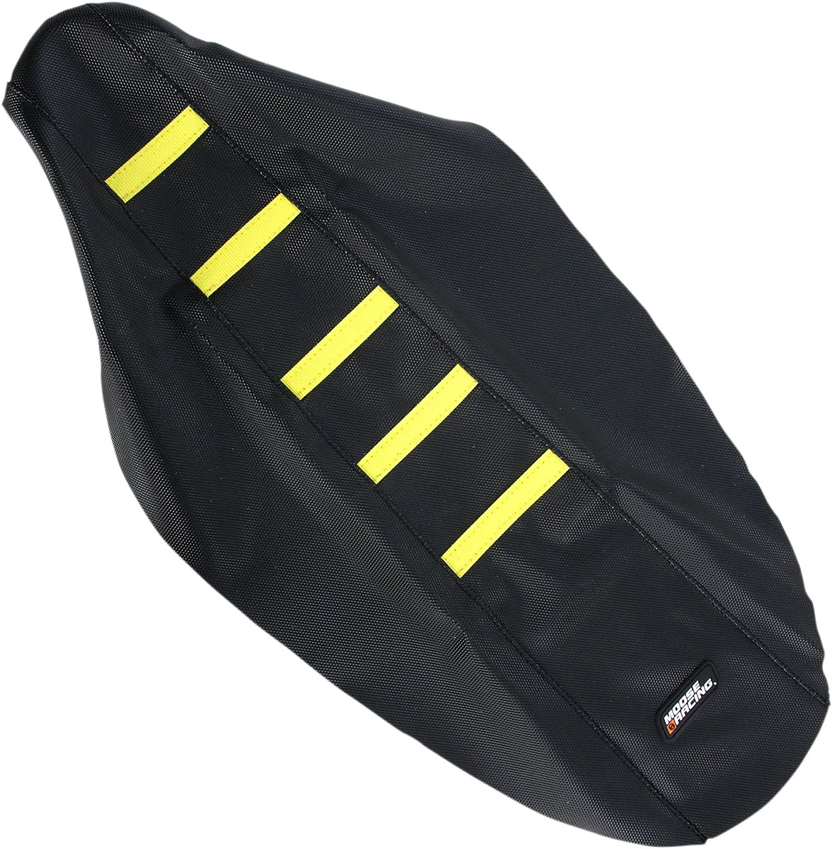 Excellent MOOSE RACING Ribbed Seat Cover - Black Cover Yellow Ribs - Suzuki RMZ25010-331RT Durable