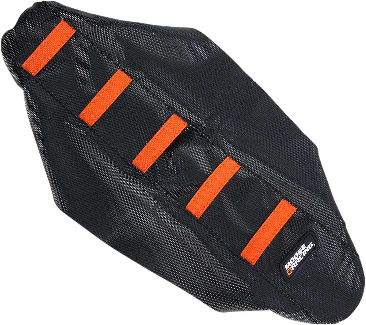 Healthy MOOSE RACING Ribbed Seat Cover - Black Cover Orange Ribs - KTM KTM6509-336RT Breathable