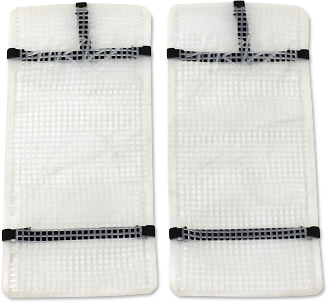 World-Class MOOSE RACING Mud Radiator Cover - White - Husqvarna HPRMUDHUS2504TM Elite