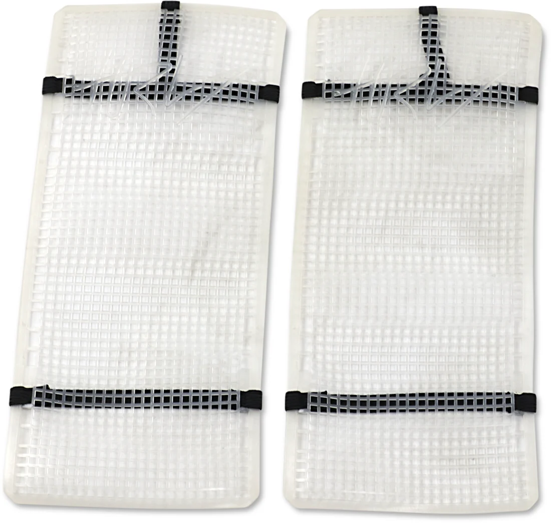 Exclusive MOOSE RACING Mud Radiator Cover - White - Husqvarna HPRMUDHUS3504TM Relaxed