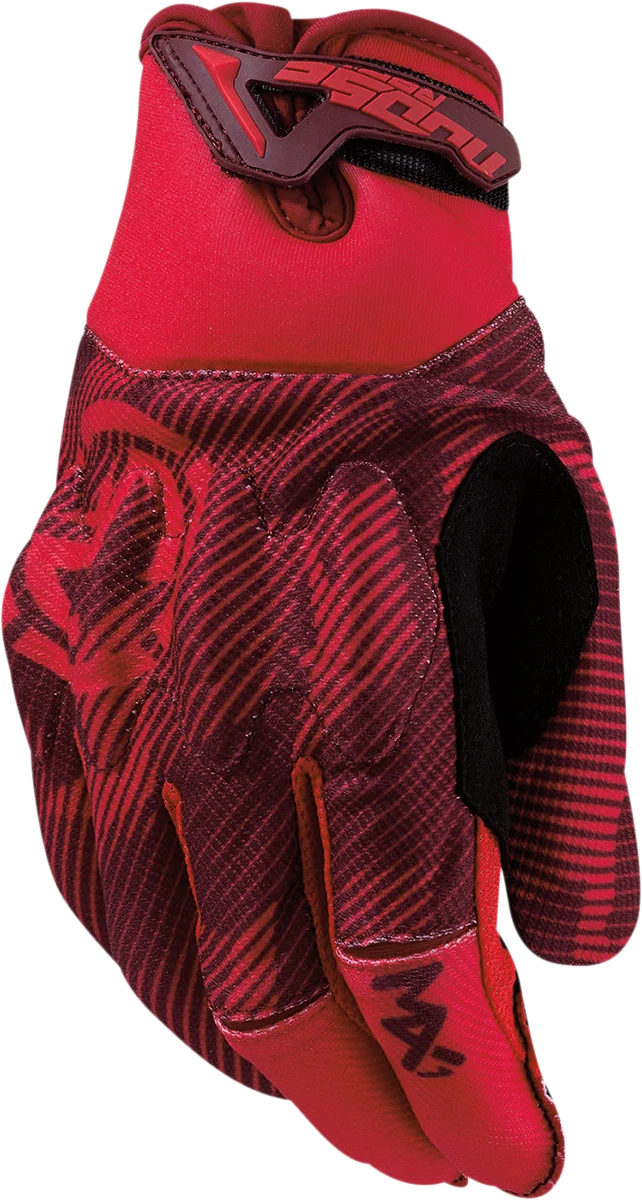 Enhanced MOOSE RACING MX1™ Gloves - Red Black - Medium 3330-7053 Environmentally Friendly