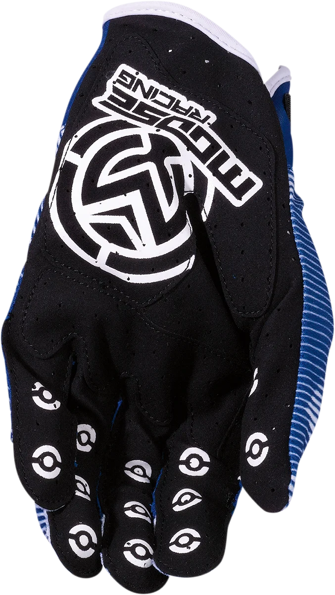 Trendy MOOSE RACING MX1™ Gloves - Blue White - Medium 3330-7047 Fine