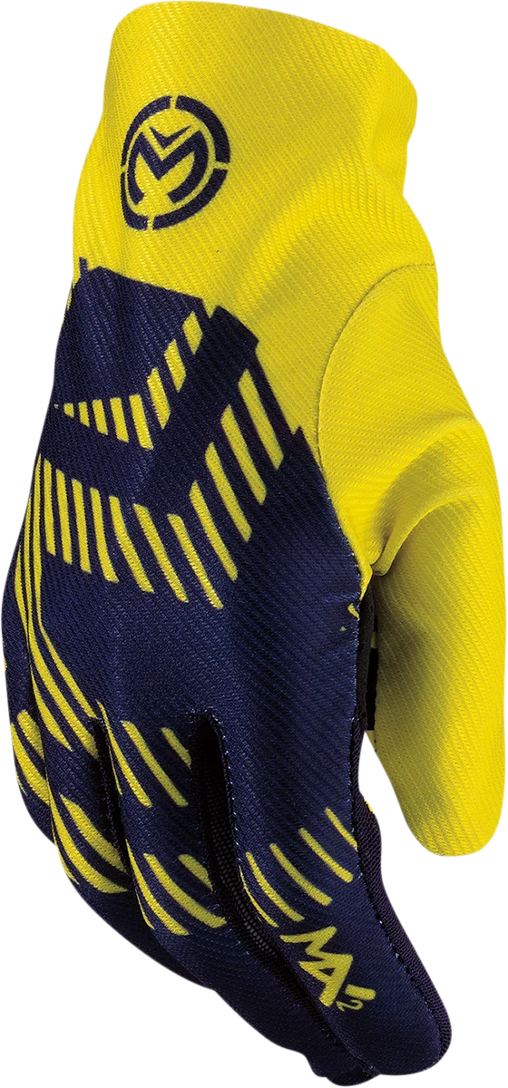 Top-Quality MOOSE RACING MX2™ Gloves - Navy Hi-Vis - Medium 3330-7035 Green