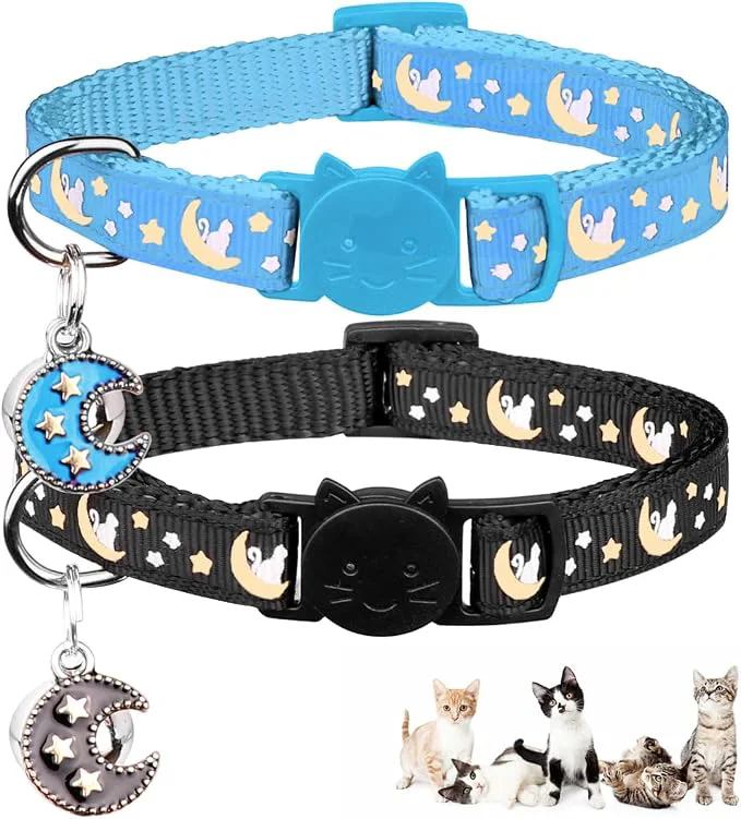 Selected 2Pcs Breakaway Cats Collars Cat Collars Outstanding