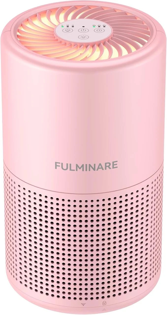 Relaxed FULMINARE Air Purifiers for Bedroom H13 True HEPA Air Filter Quiet Air Cleaner Authentic