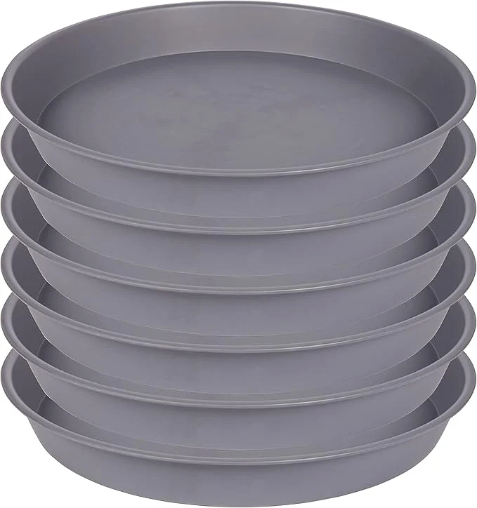 Dependable 6 Pack of 7 inch Plant Saucer Heavy Duty Plastic Plant Water Tray 7 inch Round Trusted
