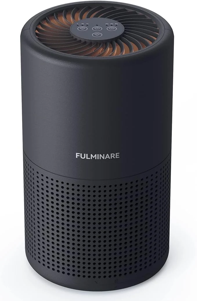 Refined Air Purifiers for Bedroom FULMINARE H13 True HEPA Air Filter Quiet Air Cleaner Unique