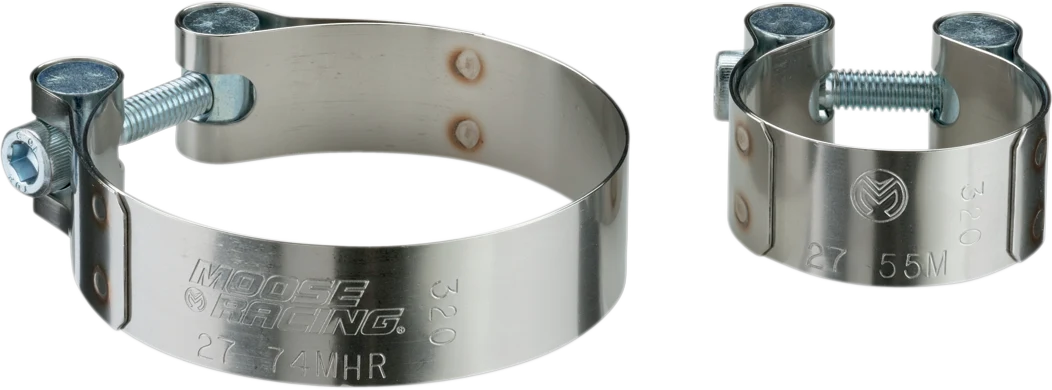 Solid MOOSE RACING Exhaust Clamp - 1.69 212-2759 Relaxed