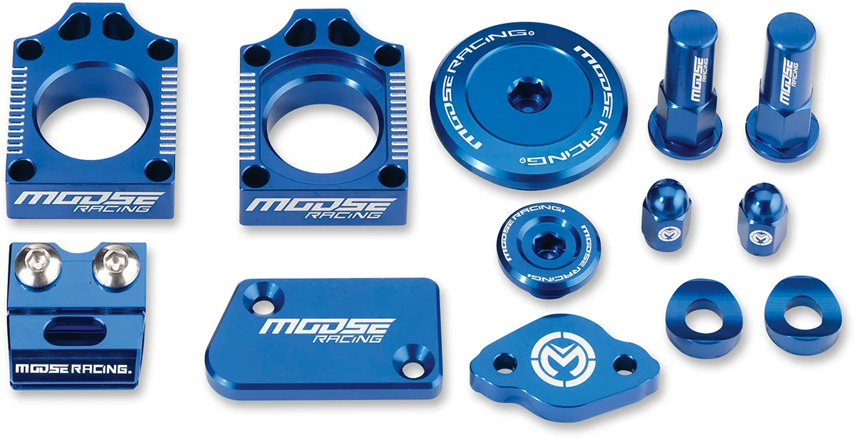 Natural MOOSE RACING Bling Pack - Yamaha - Blue M57-4001L Quality