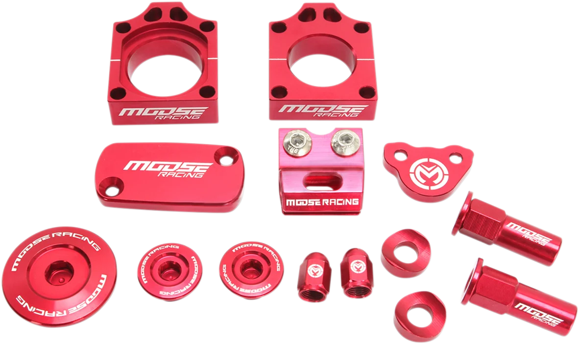 Original Design MOOSE RACING Bling Pack - Honda - Red M57-1003R Flexible
