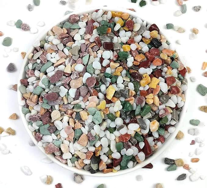 Refined 5LB Succulent and Cactus Gravel Pebbles 1 5 Inch Natural Decorative Polished Solid
